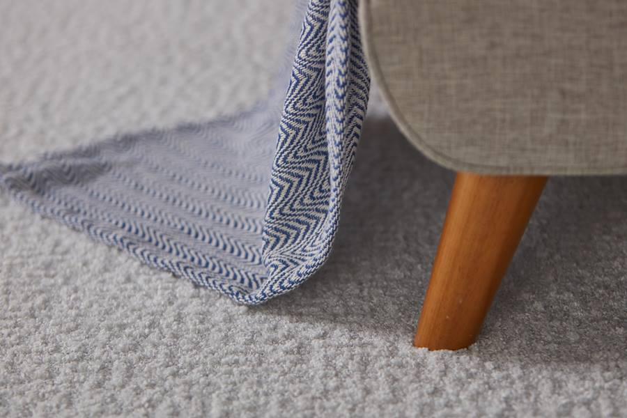 carpet beige carpet during installation